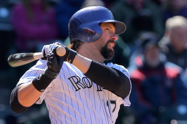 Rockies' Helton out with Strained Forearm; Chacin Will Miss Start