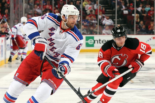 Callahan Nets 2 as Rangers Eliminate Devils