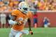 Sep 8, 2012; Knoxville, TN, USA; Tennessee Volunteers wide receiver Cordarrelle Patterson (84) runs the ball against the Georgia State Panthers during the game at Neyland Stadium. Mandatory Credit: Jim Brown-USA TODAY Sports