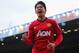 MANCHESTER, ENGLAND - MARCH 02: Shinji Kagawa of Manchester United celebrates scoring to make it 3-0 and claim a hat-trick during the Barclays Premier League match between Manchester United and Norwich City at Old Trafford on March 2, 2013 in Manchester, England. (Photo by Michael Regan/Getty Images)