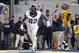 MORGANTOWN, WV - NOVEMBER 03: Josh Boyce #82 of the TCU Horned Frogs celebrates after catching the game winning two point conversion in double overtime against the West Virginia Mountaineers during the game on November 3, 2012 at Mountaineer Field in Morgantown, West Virginia. TCU defeated WVU in two overtimes 39-38. (Photo by Justin K. Aller/Getty Images)