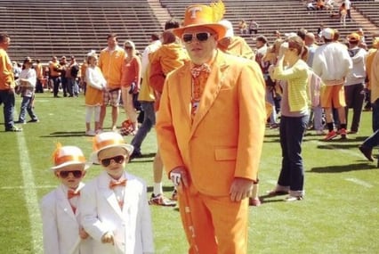 Tennessee Family Rocks Crazy Spring Game Costumes
