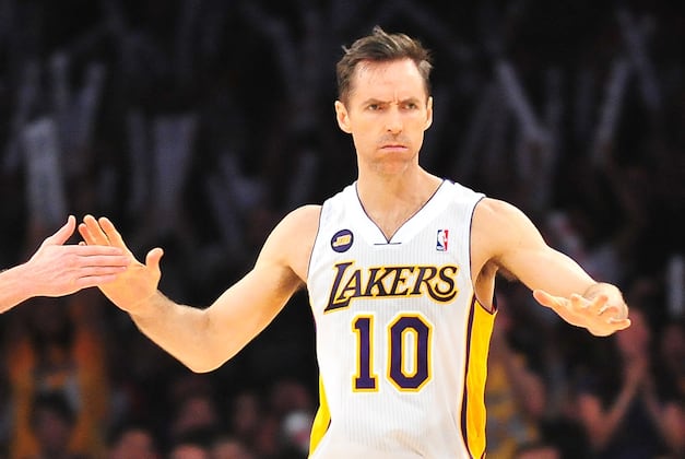 Steve Nash Practices with the Lakers, Expected to Start Game 2