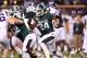TEMPE, AZ - DECEMBER 29: Running back Le'Veon Bell #24 of the Michigan State Spartans rushes the football against the TCU Horned Frogs during the Buffalo Wild Wings Bowl at Sun Devil Stadium on December 29, 2012 in Tempe, Arizona. The Spartans defeated the Horned Frogs 17-16. (Photo by Christian Petersen/Getty Images)