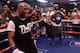 LAS VEGAS, NV - APRIL 17: Boxer Floyd Mayweather Jr. works out at the Mayweather Boxing Club on April 17, 2013 in Las Vegas, Nevada. Mayweather Jr. will fight Robert Guerrero for the WBC welterweight title at the MGM Grand Garden Arena on May 4, 2013. (Photo by Bryan Haraway/Getty Images)