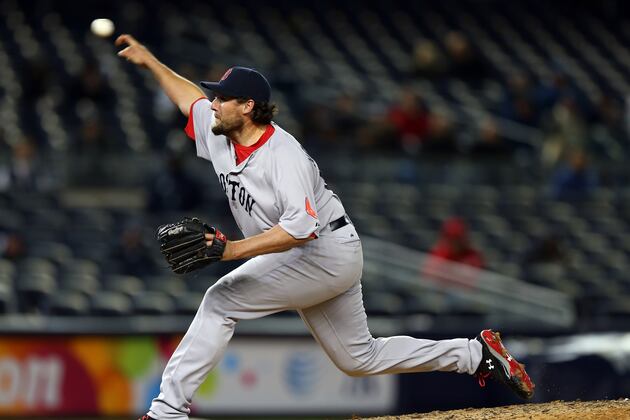 Hanrahan (Hamstring) Throws 30 Pitches off Mound