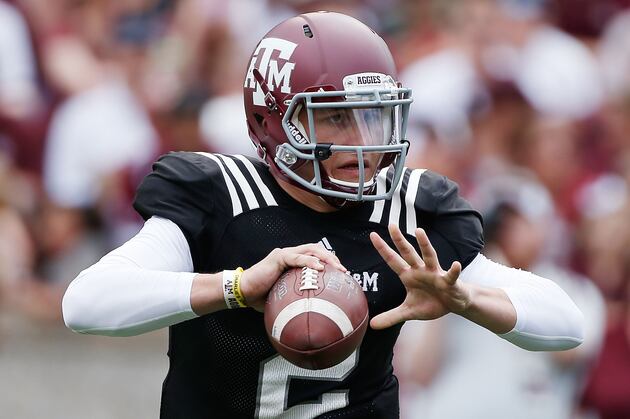 Picture of Johnny Manziel's Heisman Holding a Blunt