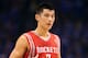 OKLAHOMA CITY, OK - APRIL 21: Jeremy Lin #7 of the Houston Rockets during Game One of the Western Conference Quarterfinals of the 2013 NBA Playoffs against the Oklahoma City Thunder at Chesapeake Energy Arena on April 21, 2013 in Oklahoma City, Oklahoma. The Thunder defeated the Rockets 120-91. NOTE TO USER: User expressly acknowledges and agrees that, by downloading and or using this photograph, User is consenting to the terms and conditions of the Getty Images License Agreement. (Photo by Christian Petersen/Getty Images)