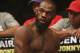Sep 22, 2012; Toronto, ON, Canada; UFC fighter Jon Jones before the start of his fight against fighter Vitor Belfort (not pictured) during a light heavyweight bout at UFC 152 at the Air Canada Centre. Mandatory Credit: Tom Szczerbowski-USA TODAY Sports
