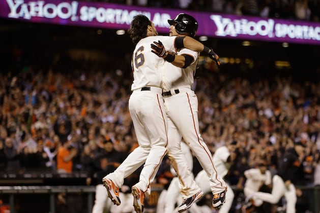 Posey Ties It, Belt Wins It for Giants