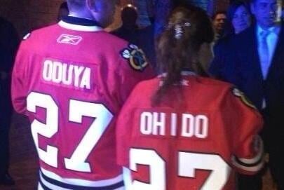The Ultimate Chicago Blackhawks Wedding Photo