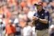 Apr 20, 2013; Auburn, AL, USA; Auburn head coach Gus Malzahn watches his players on the field during their A-Day spring game at Jordan-Hare Stadium. Mandatory Credit: John David Mercer-USA TODAY Sports