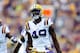 BATON ROUGE, LA - SEPTEMBER 01: Barkevious Mingo #49 of the LSU Tigers celebrates a tackle for a loss of yards against the North Texas Mean Green at Tiger Stadium on September 1, 2012 in Baton Rouge, Louisiana. LSU would win 41-14. (Photo by Stacy Revere/Getty Images)
