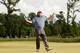 AVONDALE, LA - APRIL 29: Jason Dufner celebrates after defeating Ernie Els in a two hole playoff to win the final round of the Zurich Classic of New Orleans at TPC Louisiana on April 29, 2012 in Avondale, Louisiana. (Photo by Chris Graythen/Getty Images)