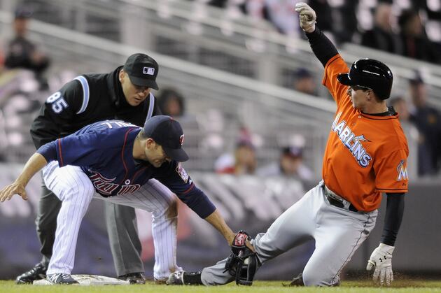 Brantly's Four RBIs Key Hit Parade as Marlins Roll