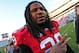 ATHENS, GA - NOVEMBER 17: Jarvis Jones #29 of the Georgia Bulldogs celebrates after the game against the Georgia Southern Eagles at Sanford Stadium on November 17, 2012 in Athens, Georgia. (Photo by Scott Cunningham/Getty Images)