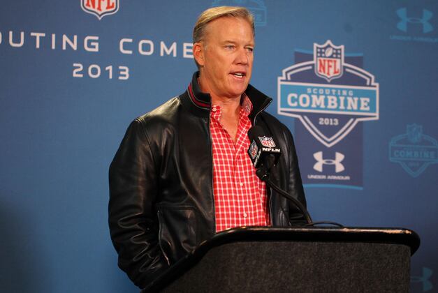 Elway Glad He Doesn't Need to Find QB in Draft Class