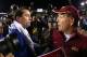 TALLAHASSEE, FL - NOVEMBER 24: Florida Gators head coach Will Muschamp shakes hands with Florida State Seminoles head coach Jimbo Fisher following a game at Doak Campbell Stadium on November 24, 2012 in Tallahassee, Florida. (Photo by Mike Ehrmann/Getty Images)