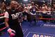 LAS VEGAS, NV - APRIL 17: Boxer Floyd Mayweather Jr. works out at the Mayweather Boxing Club on April 17, 2013 in Las Vegas, Nevada. Mayweather Jr. will fight Robert Guerrero for the WBC welterweight title at the MGM Grand Garden Arena on May 4, 2013. (Photo by Bryan Haraway/Getty Images)