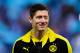MALAGA, SPAIN - APRIL 03: Robert Lewandowski of Borussia Dortmund looks on prior to the UEFA Champions League quarter-final first leg match between Malaga CF and Borussia Dortmund at La Rosaleda Stadium on April 3, 2013 in Malaga, Spain. (Photo by David Ramos/Getty Images)