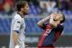 GENOA, ITALY - APRIL 20: Antonio Floro Flores of Genoa CFC (R) reacts during the Serie A match between Genoa CFC and Atalanta BC at Stadio Luigi Ferraris on April 20, 2013 in Genoa, Italy. (Photo by Claudio Villa/Getty Images)