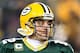 GREEN BAY, WI - JANUARY 05: Quarterback Aaron Rodgers #12 of the Green Bay Packers on the field during pregame warm ups before taking on the Minnesota Vikings in the NFC Wild Card Playoff game at Lambeau Field on January 5, 2013 in Green Bay, Wisconsin. (Photo by Andy Lyons/Getty Images)