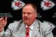 KANSAS CITY, MO - JANUARY 07: Andy Reid talks to the media during a press conference introducing him as the Kansas City Chiefs new head coach on January 7, 2013 in Kansas City, Missouri. (Photo by Jamie Squire/Getty Images)