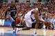 LOS ANGELES, CA - APRIL 20: Chris Paul #3 of the Los Angeles Clippers saves a ball from going out of bounds in front of Mike Conley #11 of the Memphis Grizzlies during a 121-91 Clipper win during Game One of the Western Conference Quarterfinals of the 2013 NBA Playoffs at Staples Center on April 20, 2013 in Los Angeles, California. NOTE TO USER: User expressly acknowledges and agrees that, by downloading and or using this photograph, User is consenting to the terms and conditions of the Getty Images License Agreement. (Photo by Harry How/Getty Images)
