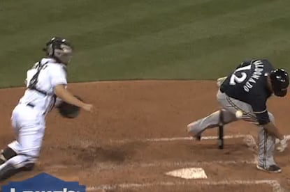 Watch: Controversial Call Ends Brewers 9-Game Win Streak