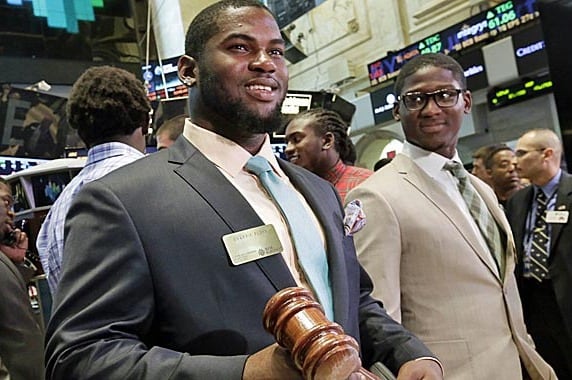 PHOTO: Sharrif Floyd Closes the NYSE, Then Takes Home Gavel