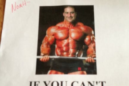 Rutgers Sends Recruiting Letter with a Ridiculous Photoshopped Bodybuilder