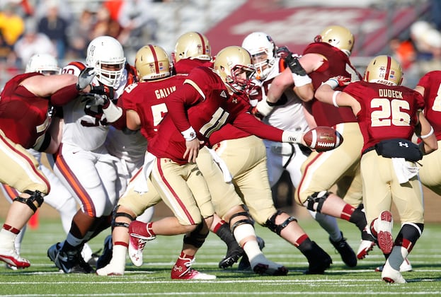 Offensive Line Builds BC's Foundation