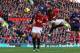 MANCHESTER, ENGLAND - NOVEMBER 03: Patrice Evra of Manchester United scores his team's second goal during the Barclays Premier League match between Manchester United and Arsenal at Old Trafford on November 3, 2012 in Manchester, England. (Photo by Alex Livesey/Getty Images)