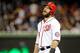WASHINGTON, DC - APRIL 23: Jayson Werth #28 of the Washington Nationals reacts after grounding out to end the eighth inning against the St. Louis Cardinals at Nationals Park on April 23, 2013 in Washington, DC. (Photo by Greg Fiume/Getty Images)