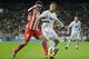 MADRID, SPAIN - DECEMBER 01: Cristiano Ronaldo (R) of Real Madrid duels for the ball with Koke of Club Atletico de Madrid controls the ball during the la Liga match between Real Madrid CF and Club Atletico de Madrid at Estadio Santiago Bernabeu on December 1, 2012 in Madrid, Spain. (Photo by Jasper Juinen/Getty Images)