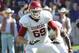 FORT WORTH, TX - DECEMBER 1: Lane Johnson #69 of the Oklahoma Sooners in action against the TCU Horned Frogs at Amon G. Carter Stadium on December 1, 2012 in Fort Worth, Texas. (Photo by Rick Yeatts/Getty Images)