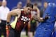 INDIANAPOLIS, IN - FEBRUARY 25: Manti Te'o of Notre Dame works out during the 2013 NFL Combine at Lucas Oil Stadium on February 25, 2013 in Indianapolis, Indiana. (Photo by Joe Robbins/Getty Images)