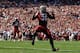 COLUMBIA, SC - NOVEMBER 12: D.J. Swearinger #36 of the South Carolina Gamecocks celebrates after making a defensive stop against the Florida Gators during their game at Williams-Brice Stadium on November 12, 2011 in Columbia, South Carolina. (Photo by Streeter Lecka/Getty Images)