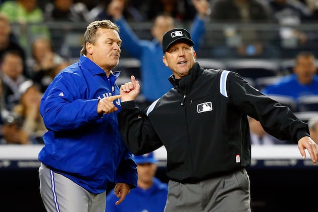 Gibbons Ejected Again in Jays' Loss to Yanks