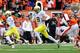 CORVALLIS, OR - NOVEMBER 24: Quarterback Marcus Mariota #8 of the Oregon Ducks runs for a touchdown in the first quarter of the game against the Oregon State Beavers on November 24, 2012 at Reser Stadium in Corvallis, Oregon. (Photo by Steve Dykes/Getty Images)