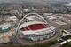 LONDON, ENGLAND - JULY 26: Aerial view of Wembley Stadium which will host football events during the London 2012 Olympic Games on July 26, 2011 in London, England. (Photo by Tom Shaw/Getty Images)