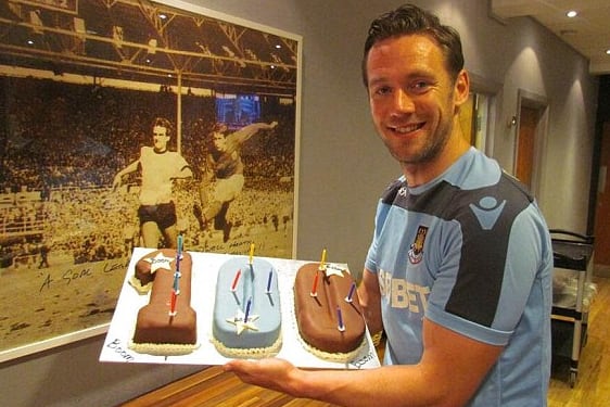 Icing on the Cake! Nolan Celebrates 100th Goal with Treat