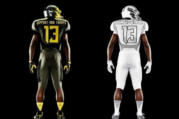 Ducks Honor Service Men and Women with Spring Uniforms