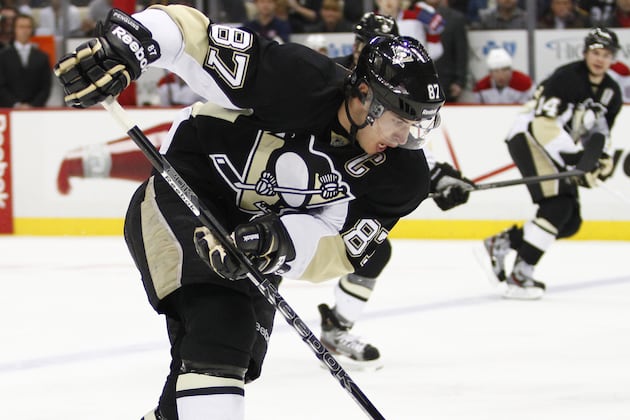 Crosby Practices, Still Awaiting OK from Doctors