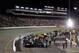 RICHMOND, VA - SEPTEMBER 08: Cars on pit road are covered during a rain delay on lap 152 during the NASCAR Sprint Cup Series Federated Auto Parts 400 at Richmond International Raceway on September 8, 2012 in Richmond, Virginia. (Photo by Chris Graythen/Getty Images)