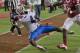 HOUSTON, TX - SEPTEMBER 08: Quinton Patton #4 of the Louisiana Tech Bulldogs makes a one handed catch in the corner of the endzone as he beats D.J. Hayden #2 of the Houston Cougars on the play at Robertson Stadium on September 8, 2012 in Houston, Texas. Officials ruled that Patton was out of bounds on the play. Louisiana Tech Bulldogs defeated the Houston Cougars 56-49. (Photo by Bob Levey/Getty Images)