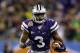 GLENDALE, AZ - JANUARY 03: Chris Harper #3 of the Kansas State Wildcats carries the ball against the Oregon Ducks during the Tostitos Fiesta Bowl at University of Phoenix Stadium on January 3, 2013 in Glendale, Arizona. (Photo by Ezra Shaw/Getty Images)