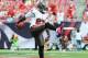 TAMPA, FL - OCTOBER 14: Running back LeGarrette Blount #27 of the Tampa Bay Buccaneers celebrates in the end zone after running 11 yards for a touchdown against the Kansas City Chiefs October 14, 2012 at Raymond James Stadium in Tampa, Florida. Tampa won 38 - 10. (Photo by Al Messerschmidt/Getty Images)