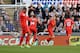 NEWCASTLE UPON TYNE, ENGLAND - APRIL 27: Daniel Agger of Liverpool celebrates scoring the opening goal during the Barclays Premier League match between Newcastle United and Liverpool at St James' Park on April 27, 2013 in Newcastle upon Tyne, England. (Photo by Gareth Copley/Getty Images)