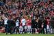 LONDON, ENGLAND - APRIL 28: Premier League Champions Manchester United are given a guard of honour by the Arsenal team during the Barclays Premier League match between Arsenal and Manchester United at Emirates Stadium on April 28, 2013 in London, England. (Photo by Shaun Botterill/Getty Images)